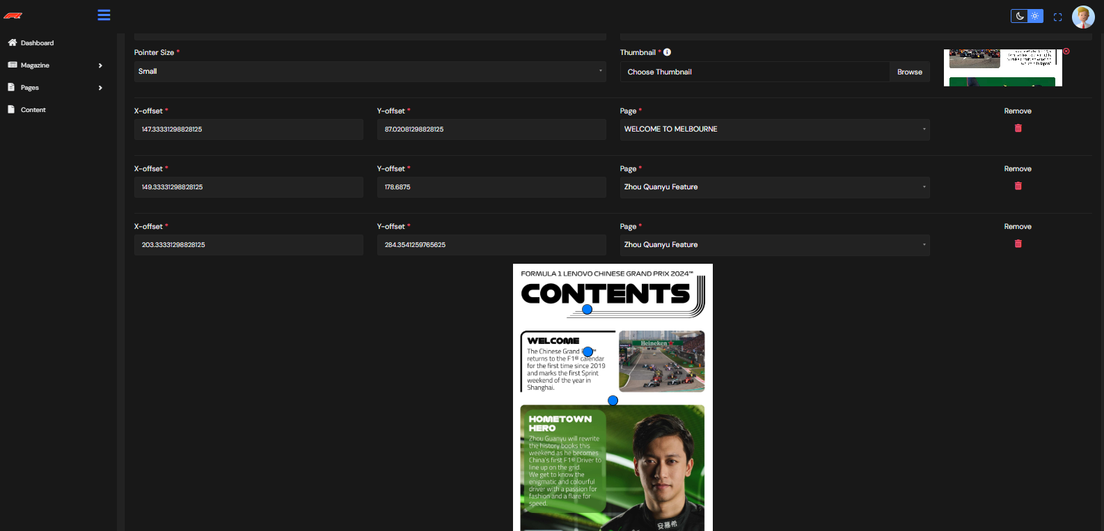 F1 Racing magazine platform screen 9