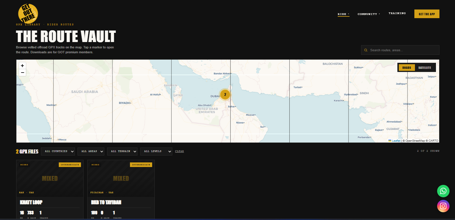 Get Out There Laravel application screen 4