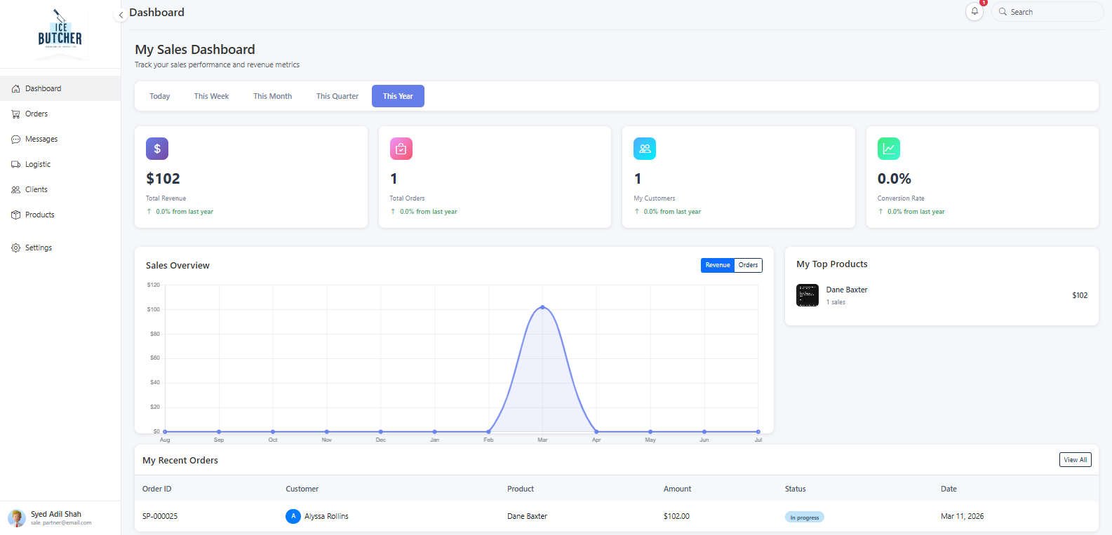 Ice Butcher Laravel application screen 10