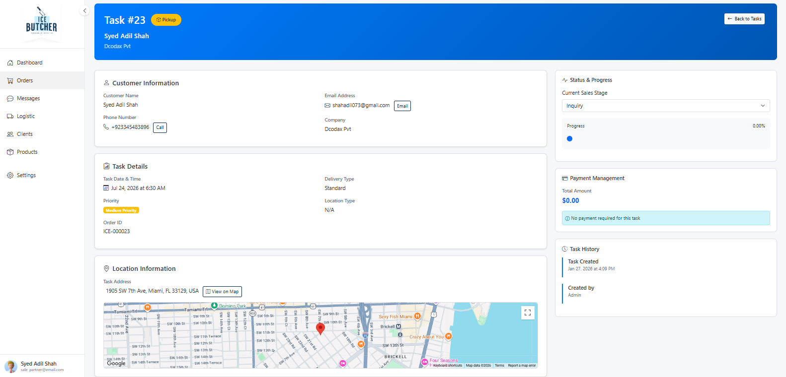Ice Butcher Laravel application screen 11