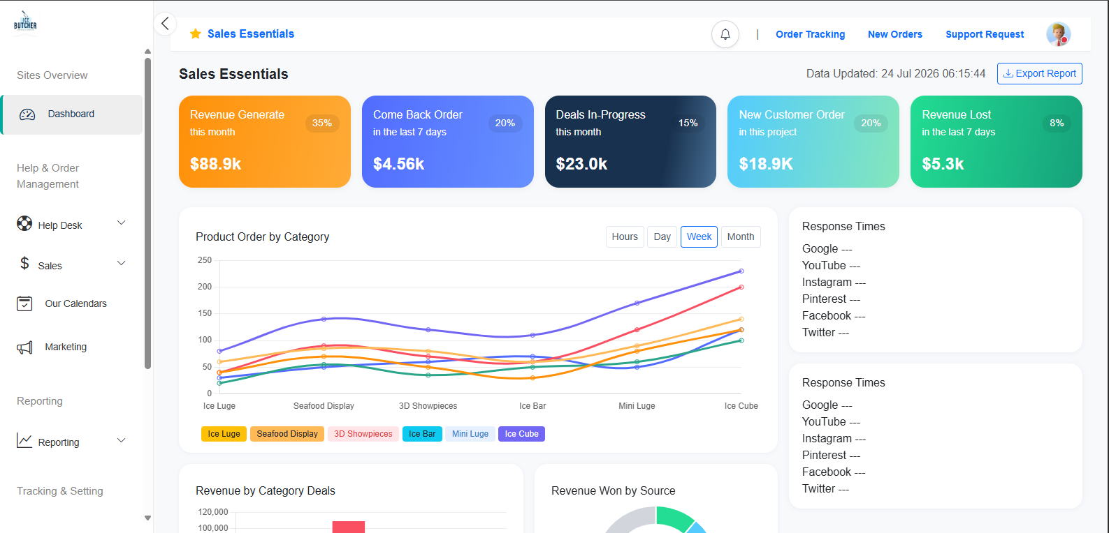 Ice Butcher Laravel application screen 4