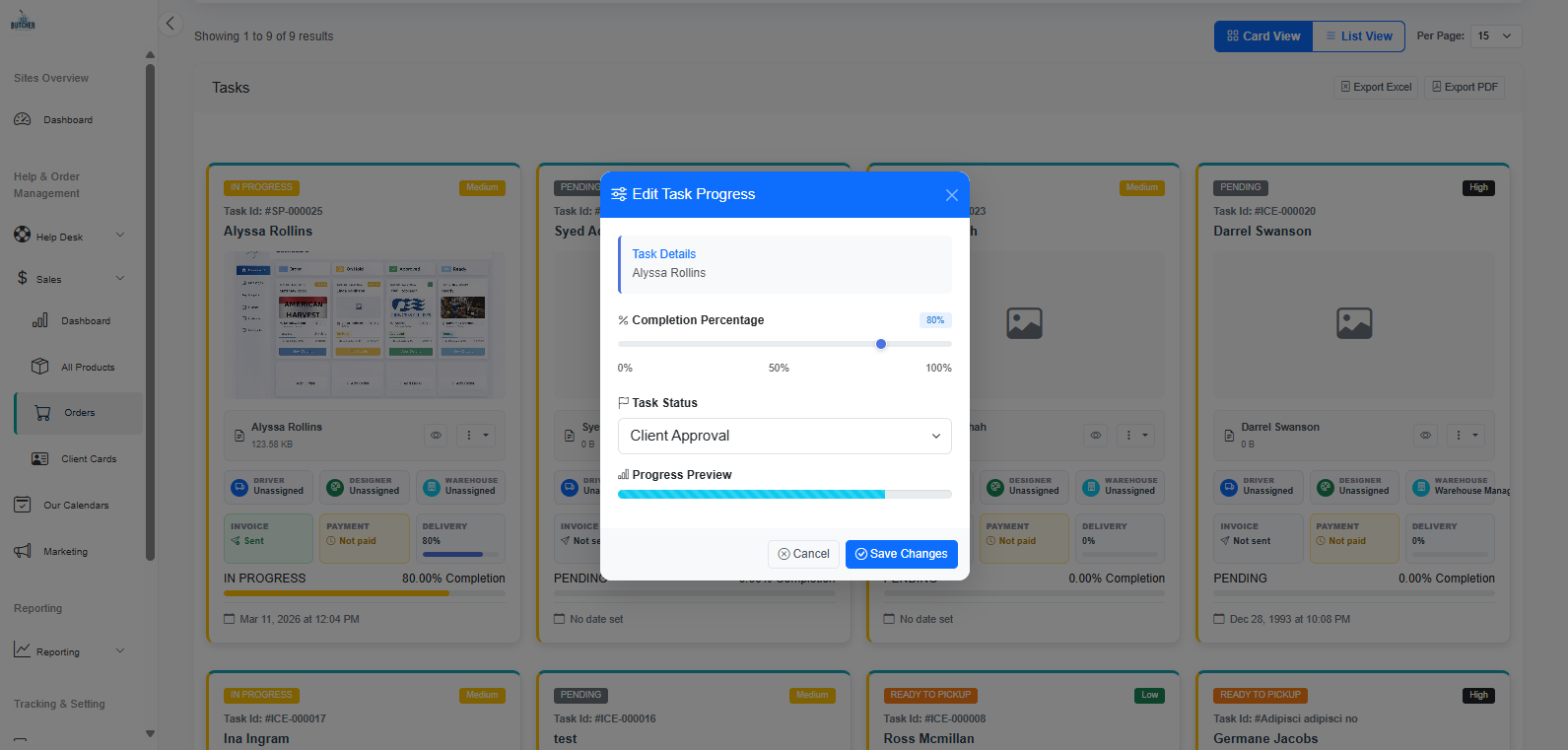 Ice Butcher Laravel application screen 6