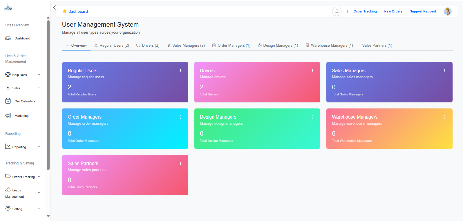 Ice Butcher Laravel application screen 9